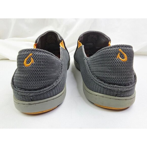 Olukai Nohea Mesh Mens Size 11 Brown Slip On Embroidered Logo Comfort Sneakers - Picture 11 of 14